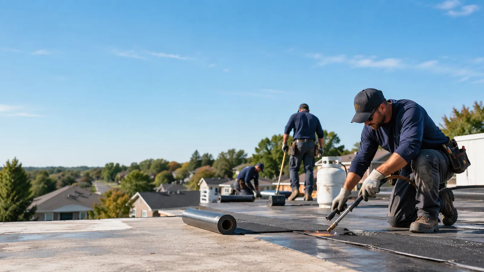Flat Roof Leak Repair providers in Oreana, IL